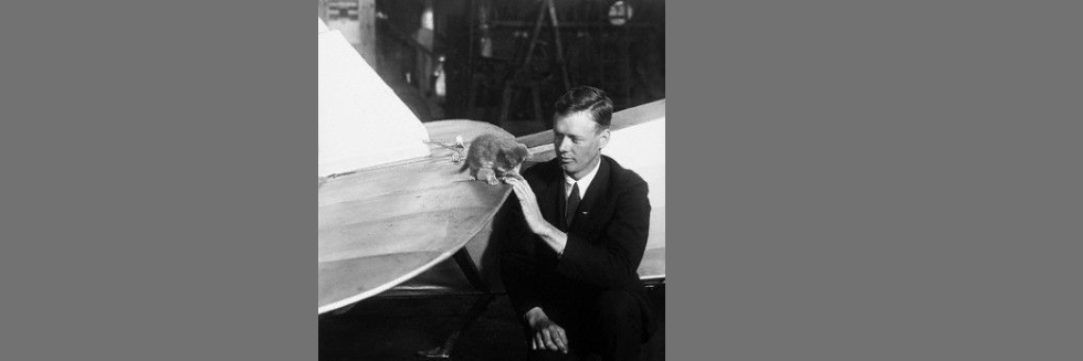 Charles Lindbergh and the Kitten